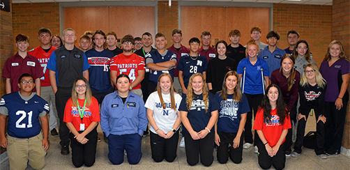 Fall sports spirit day